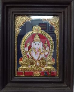 Ganesha Tanjore Painting